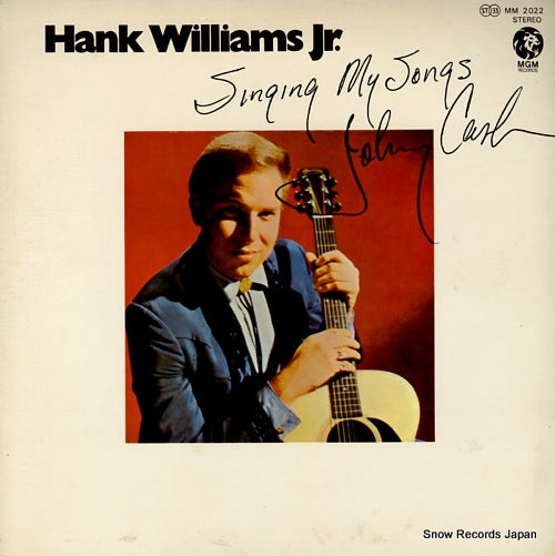 WILLIAMS, HANK, JR. singing my songs johnny cash MM2022