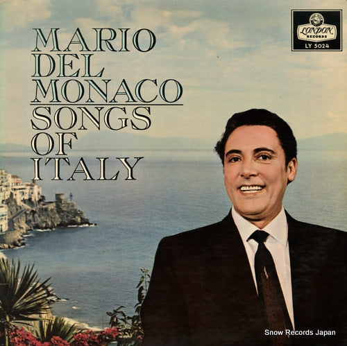 DEL MONACO, MARIO songs of italy LY5024