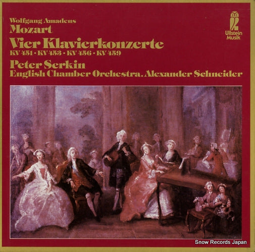 SERKIN, PETER mozart; vier klavierkonzerte RL42773