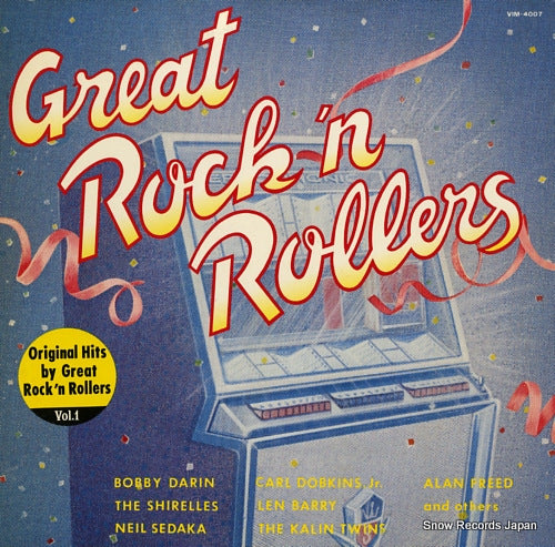 V/A original hits by great rock'n rollers vol.1 VIM-4007