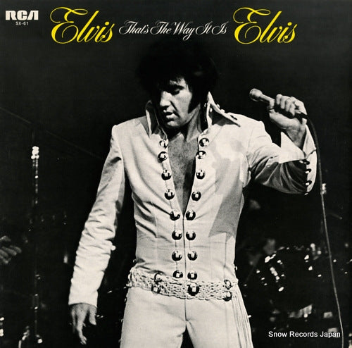 PRESLEY, ELVIS elvis-that's the way it is SX-61