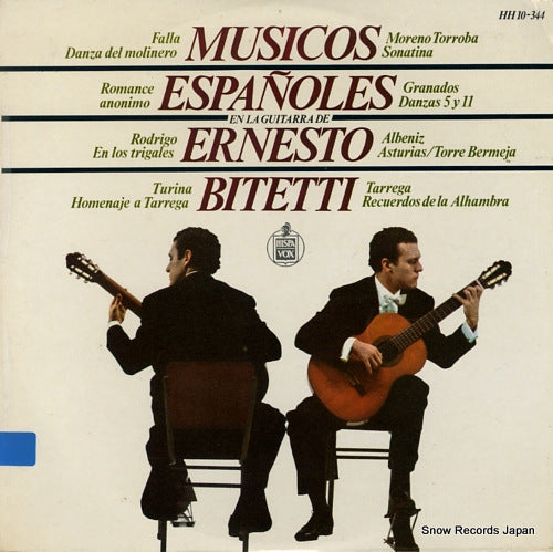 BITETTI, ERNESTO musicos espanoles HH10-344