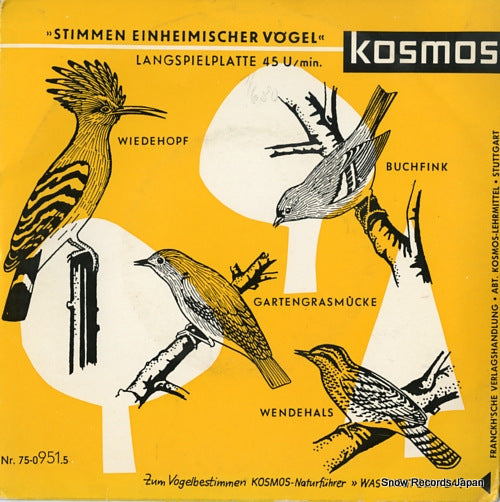FENTZLOFF, CLAUS serie: stimmen einheimischer vogel 75-0951.5