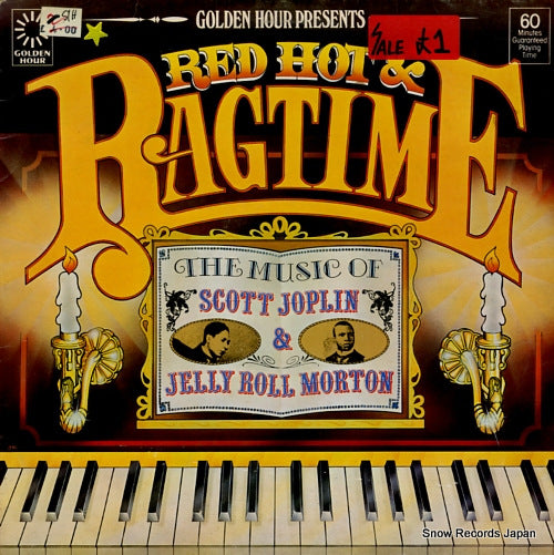 HARRIS, MAX red hot ragtime / the music of scott joplin & jelly roll morton GH651