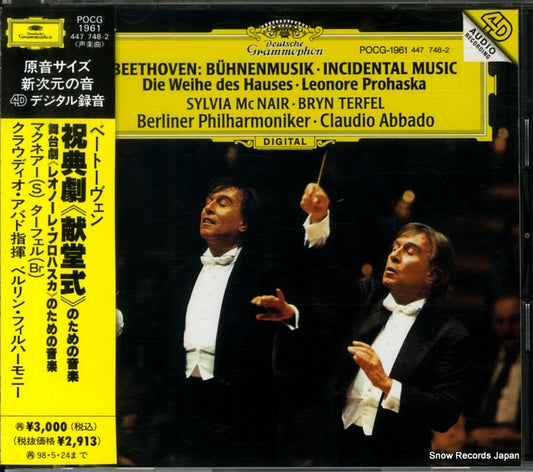 ABBADO, CLAUDIO beethoven; buhnenmusik POCG-1961