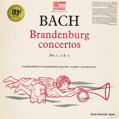 NEWSTONE, HARRY bach; brandenburg concertos no.1,2&3 SAGA5031
