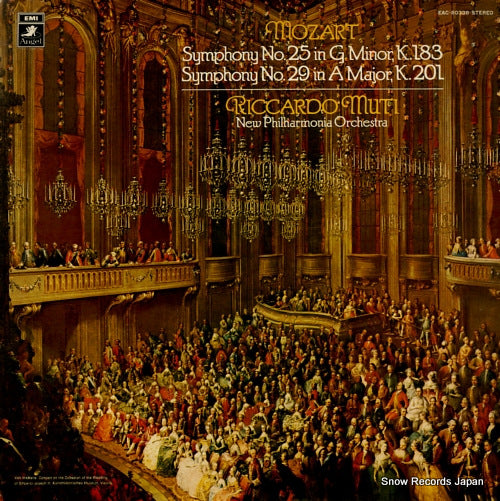 MUTI, RICCARDO mozart; symphony no.25 & 29 EAC-80338