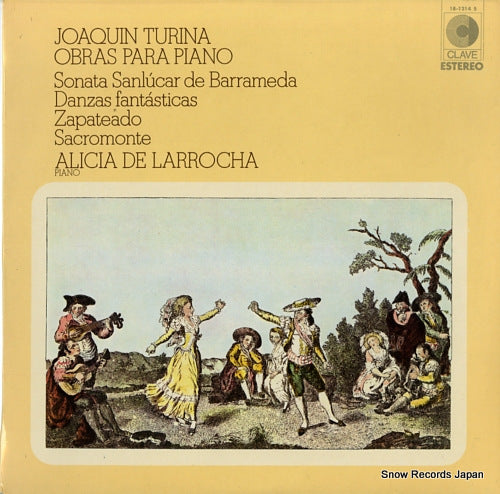 LARROCHA, ALICIA DE turina; obras para piano 18-1214S