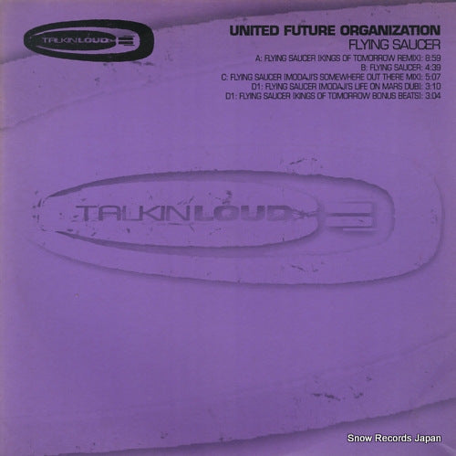 UNITED FUTURE ORGANIZATION flying saucer TLXX49