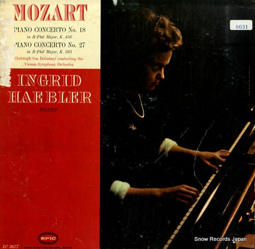 HAEBLER, INGRID mozart; piano concerto no.18 b-flat major k.456 LC3677