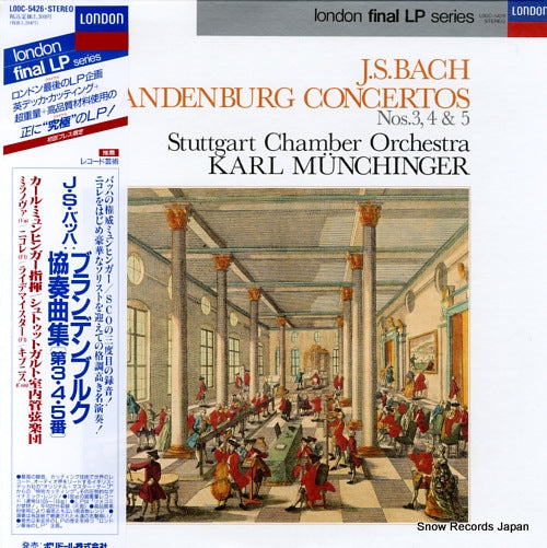 MUNCHINGER, KARL bach; brandenburg concertos nos.3, 4 & 5 L00C-5426