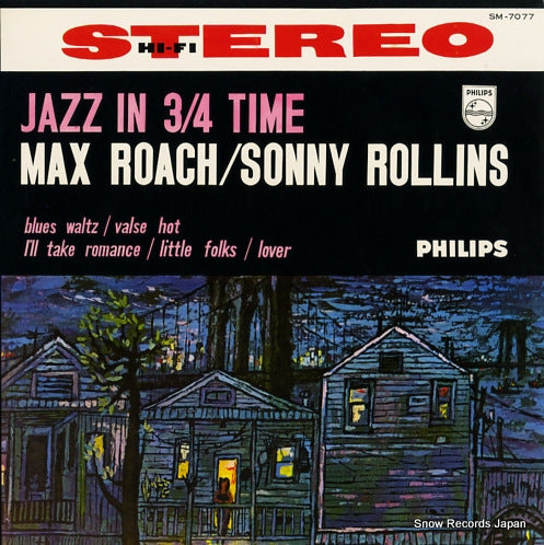 ROACH, MAX, AND SONNY ROLLINS jazz in three-quater time SM-7077