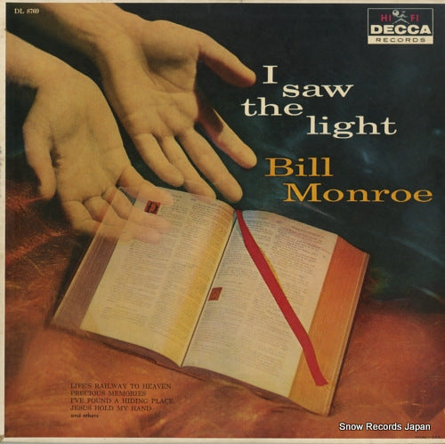MONROE, BILL i saw the light DL8769