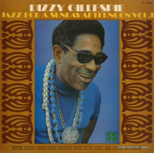 GILLESPIE, DIZZY jazz for a sunday afternoon vol.1 SR3044