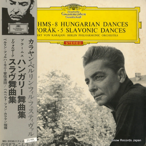 KARAJAN, HERBERT VON brahms; 8 hungarian dances MG-2036