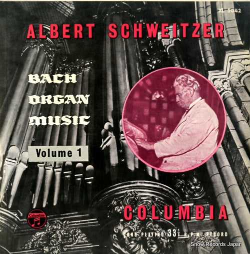 SCHWEITZER, ALBERT bach organ music XL5042