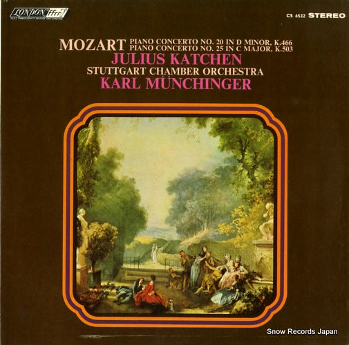KATCHEN, JULIUS mozart; piano concerto no.20/no.25 CS6532