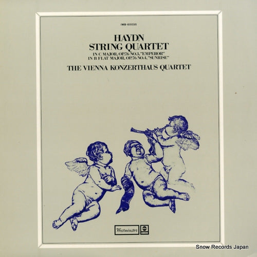 VIENNA KONZERTHAUS QUARTET, THE haydn; string quartets "emperor" & "suprise" IWB-60035