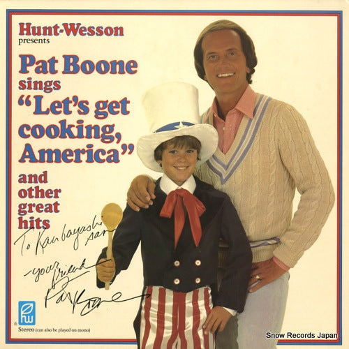 BOONE, PAT sings "let's get cooking america" and other great hits LORSCH