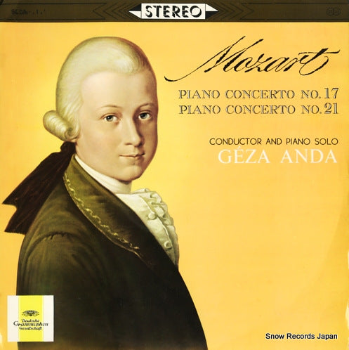 ANDA, GEZA mozart; piano concerto no.17/no.21 SLGM-1111