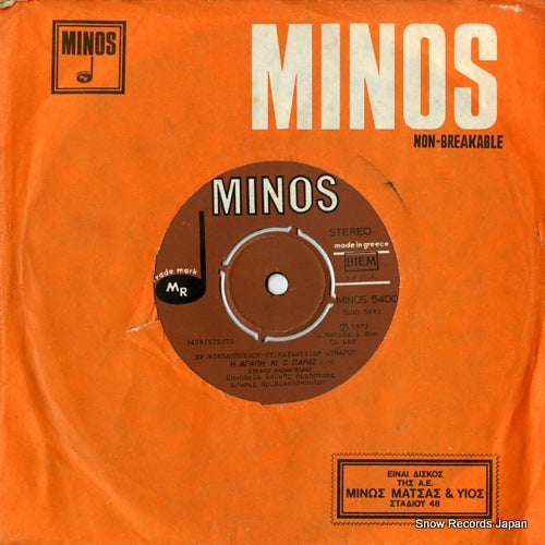 KAZANTZIDIS, STELIOS the misunderstood MINOS5400