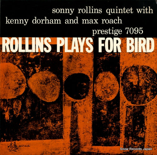 ROLLINS, SONNY plays for bird SMJ-6587(M)