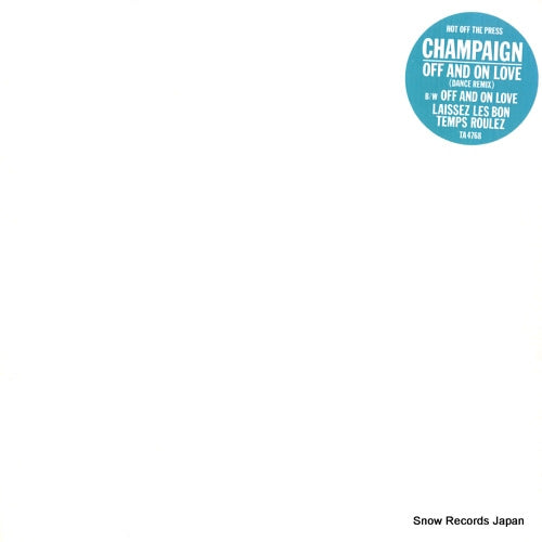 CHAMPAIGN off and on love (dance remix) TA4768