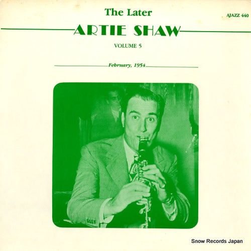 SHAW, ARTIE the later artie shaw volume 5 AJAZZ440