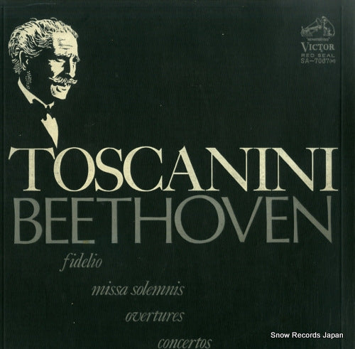 TOSCANINI, ARTURO beethoven; fidelio, missa solemnis, overtures, concertos SA-7007