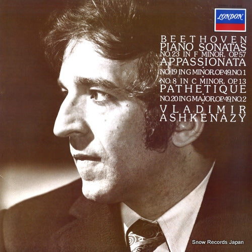 ASHKENAZY, VLADIMIR beethoven; piano sonatas no.23 "appassionata", no.19 L28C-1035