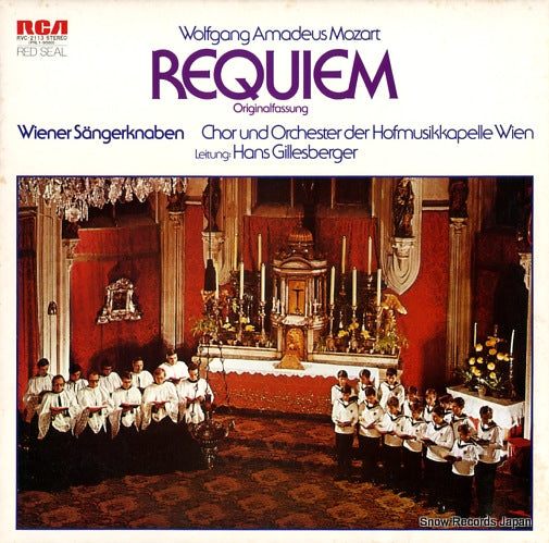 WIENER SANGERKNABEN mozart; requiem RVC-2113
