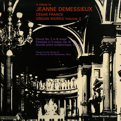 DEMESSIEUX, JEANNE franck; organ works vol.2 SDD203