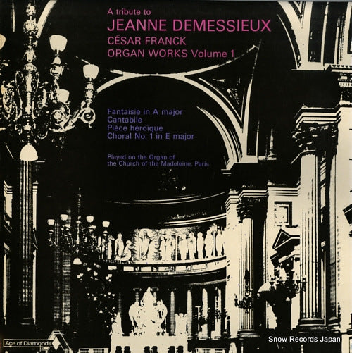 DEMESSIEUX, JEANNE franck; organ works vol.1 SDD202