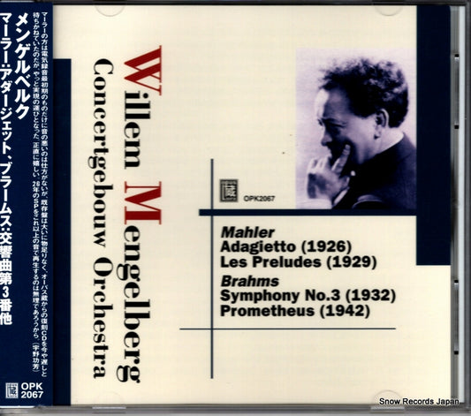MENGELBERG, WILLEM mahler; adagietto OPK-2067