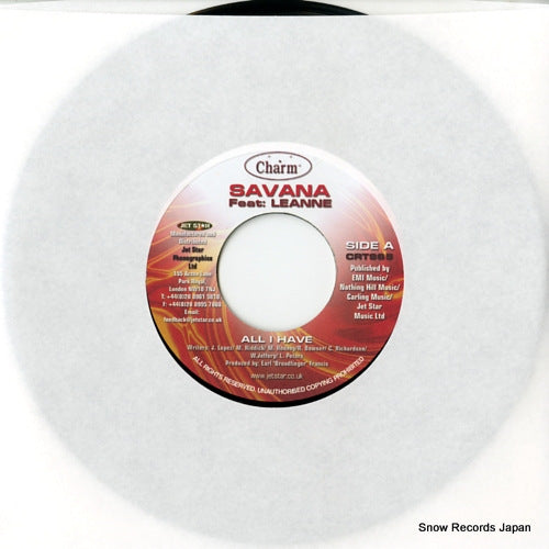 SAVANA all i have CRT965