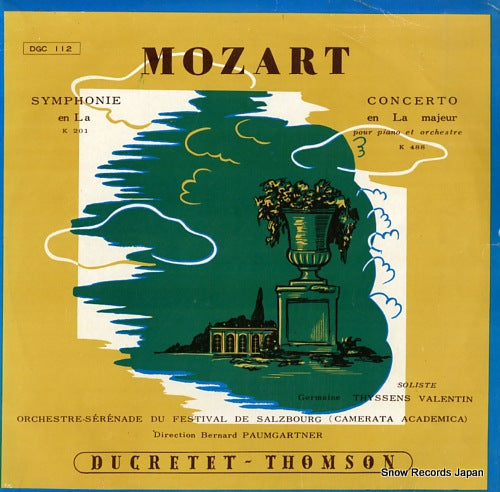 PAUMGARTNER, BERNHARD mozart; symphonie en la majeur k.201 DGC112