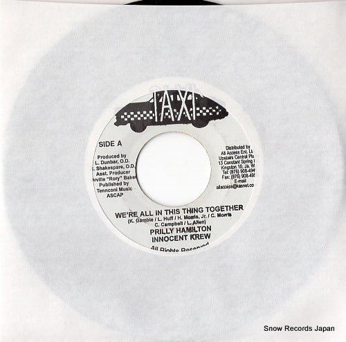 HAMILTON, PRILLY / INNOCENT KREW we're all in this ting together TR003