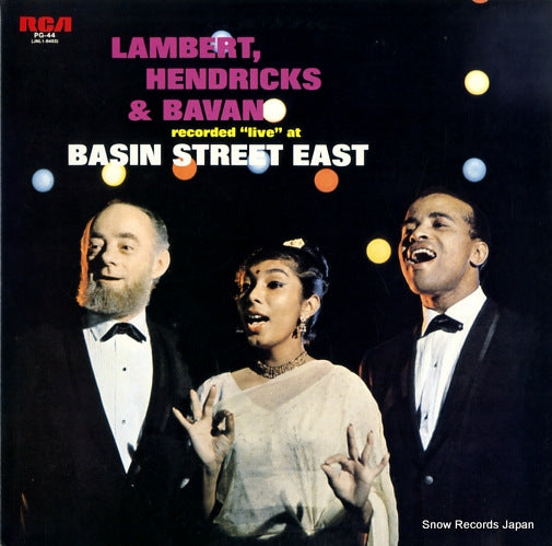 LAMBERT, HENDRICKS AND BAVAN at basin street east PG-44