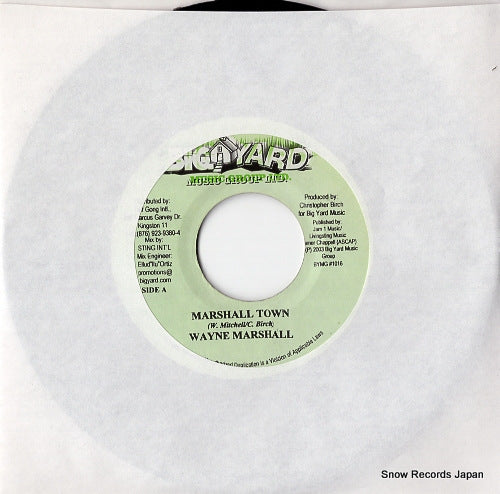 MARSHALL, WAYNE marshall town BYMG1016