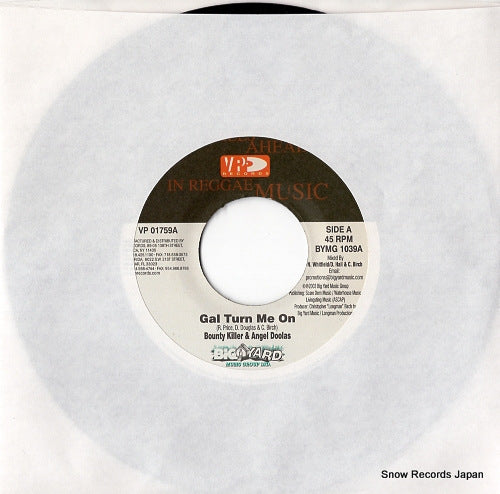 KILLER, BOUNTY, AND ANGEL DOOLAS gal turn me on VP01759 / BYMG1039