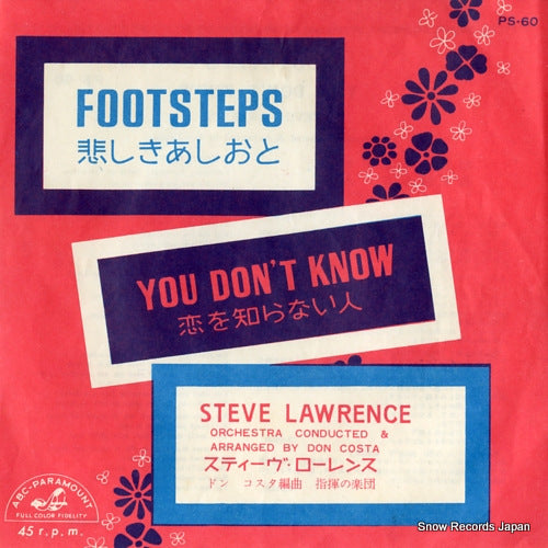LAWRENCE, STEVE footsteps PS-60