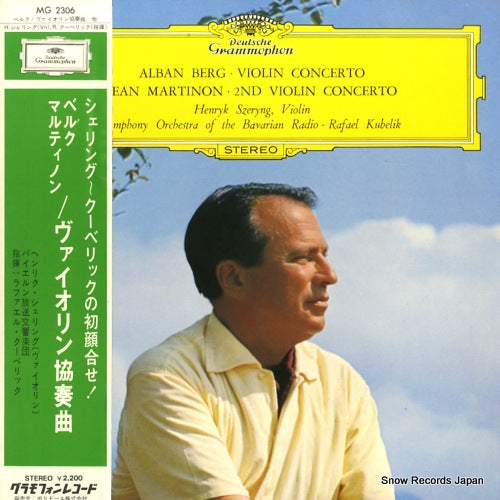 SZERYNG, HENRYK berg; violin concerto MG2306