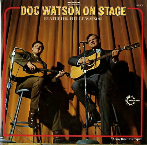 WATSON, DOC, AND MERLE WATSON doc watson on stage VSD.9