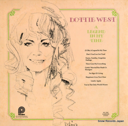 WEST, DOTTIE a legend in my time ACL-7043