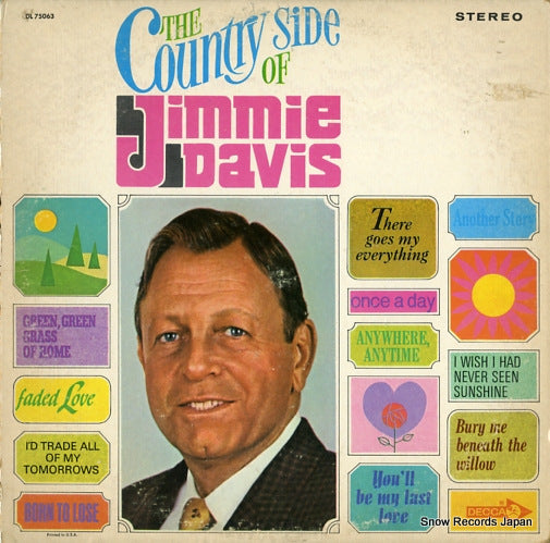 DAVIS, JIMMIE the countyr side of jimmie davis DL75063