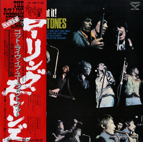 ROLLING STONES, THE got live if you want it LAX1008