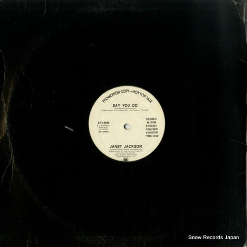 JACKSON, JANET say you do SP-12059