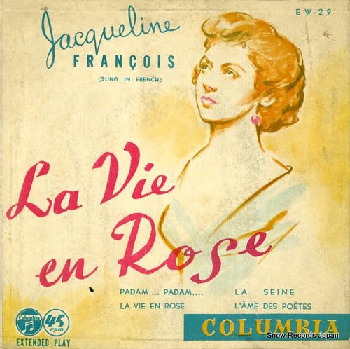 FRANCOIS, JACQUELINE la vie en rose EW-29