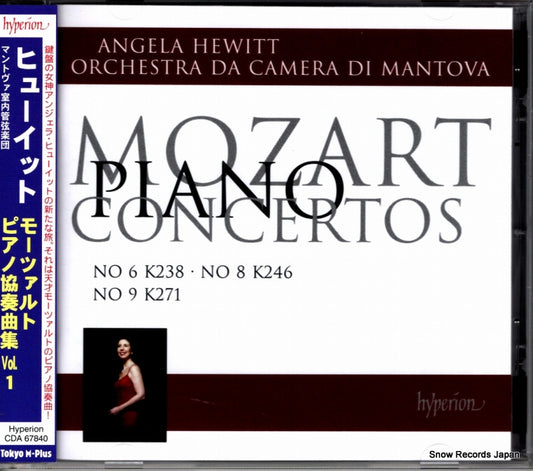 HEWITT, ANGELA mozart; piano concertos no.6, 8, & 9 CDA67840
