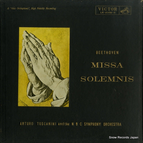 TOSCANINI, ARTURO beethoven; missa solemnis LS-2082